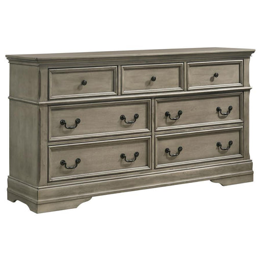 Manchester - 7-Drawer Dresser - Wheat - Simple Home Plus