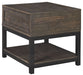 Johurst - Grayish Brown - Rectangular End Table - Simple Home Plus