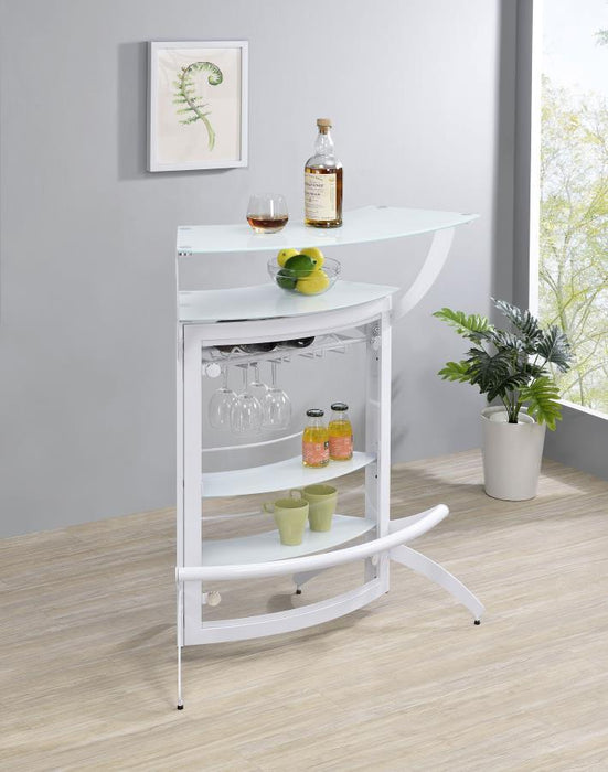 Dallas - 2-shelf Bar Unit - Simple Home Plus