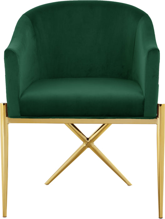 Xavier - Dining Chair with Gold Legs