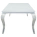 Carone - Rectangular Glass Top Dining Table - Simple Home Plus