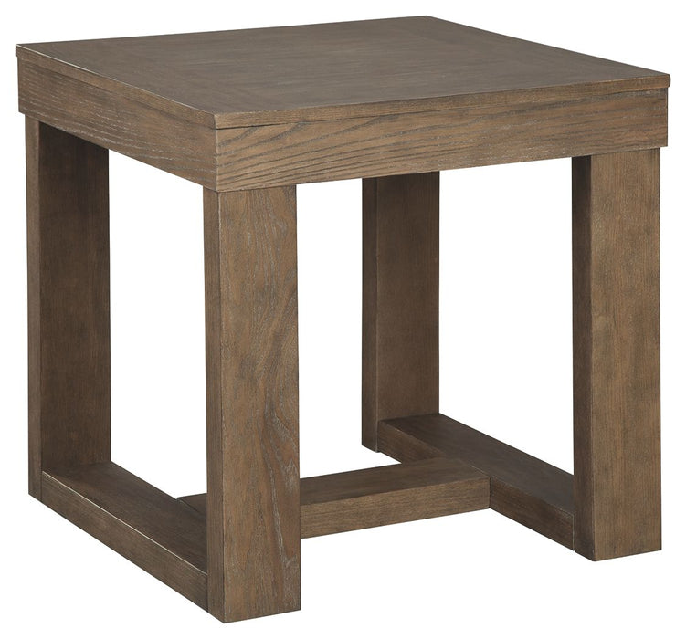 Cariton - Gray - Square End Table - Simple Home Plus