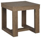 Cariton - Gray - Square End Table - Simple Home Plus