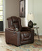 Owner's - Thyme - Pwr Recliner/Adj Headrest - Simple Home Plus