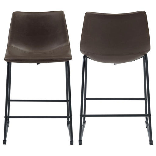 Michelle - Two-toned Armless Stools (Set of 2) - Simple Home Plus