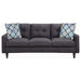 Watsonville - Tufted Back Sofa - Gray - Simple Home Plus