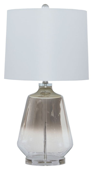 Jaslyn - Pearl Silver Finish - Glass Table Lamp - Simple Home Plus