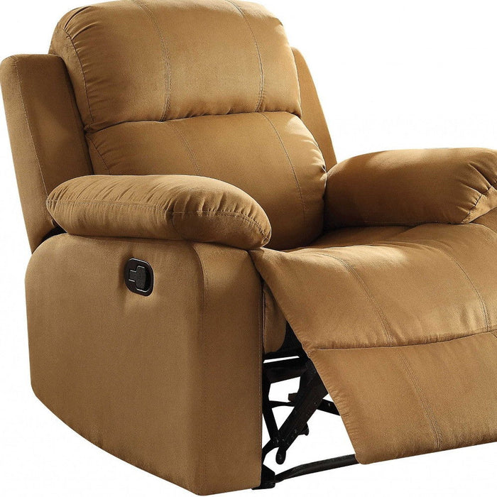 Microfiber Recliner - Brown