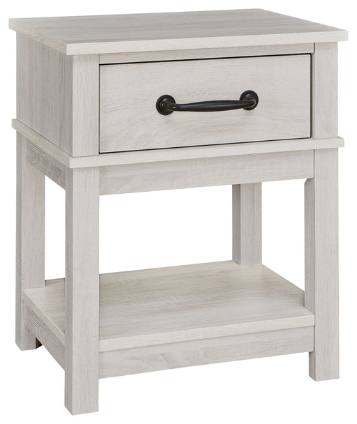 Dorrinson - White - One Drawer Night Stand - Simple Home Plus