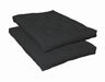 7.5" Deluxe Innerspring Futon Pad - Black - Simple Home Plus