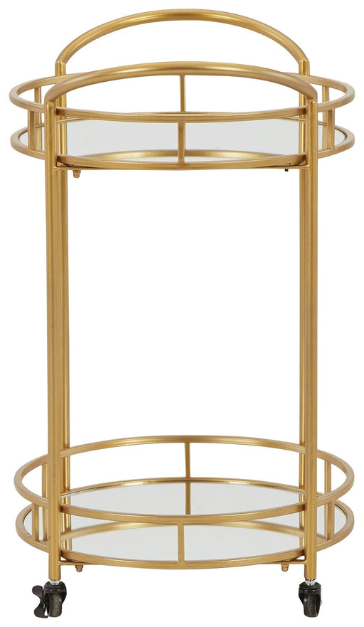 Wynora - Gold - Bar Cart - Simple Home Plus