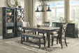 Tyler - Black / Gray - Dining Room Server - Simple Home Plus