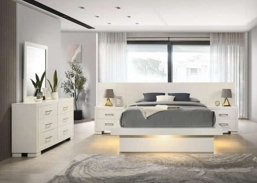 Jessica - Bedroom Set With LED - Simple Home Plus