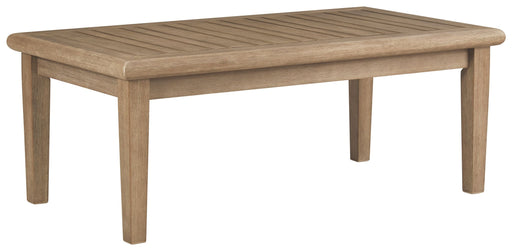 Gerianne - Brown - Rectangular Cocktail Table - Simple Home Plus