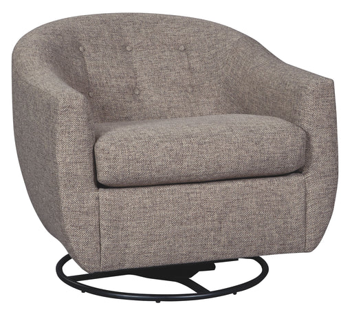 Upshur - Taupe - Swivel Glider Accent Chair - Simple Home Plus