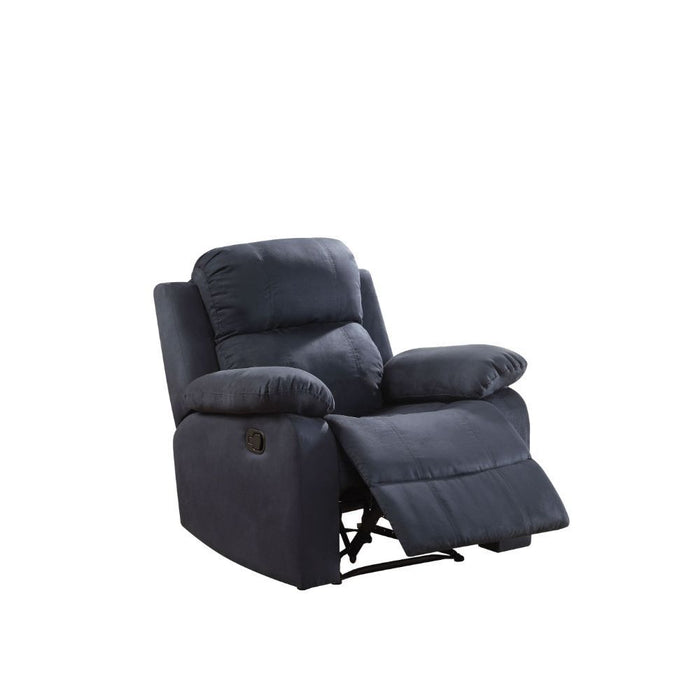 Microfiber Recliner - Blue