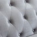 Frostine - Button Tufted Sofa - Silver - Simple Home Plus