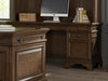 Hartshill - Credenza With Power Outlet - Burnished Oak - Simple Home Plus