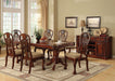 George Town - Dining Table With Double Pedestals - Cherry - Simple Home Plus