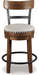 Valebeck - Full Back Swivel Stool - Simple Home Plus