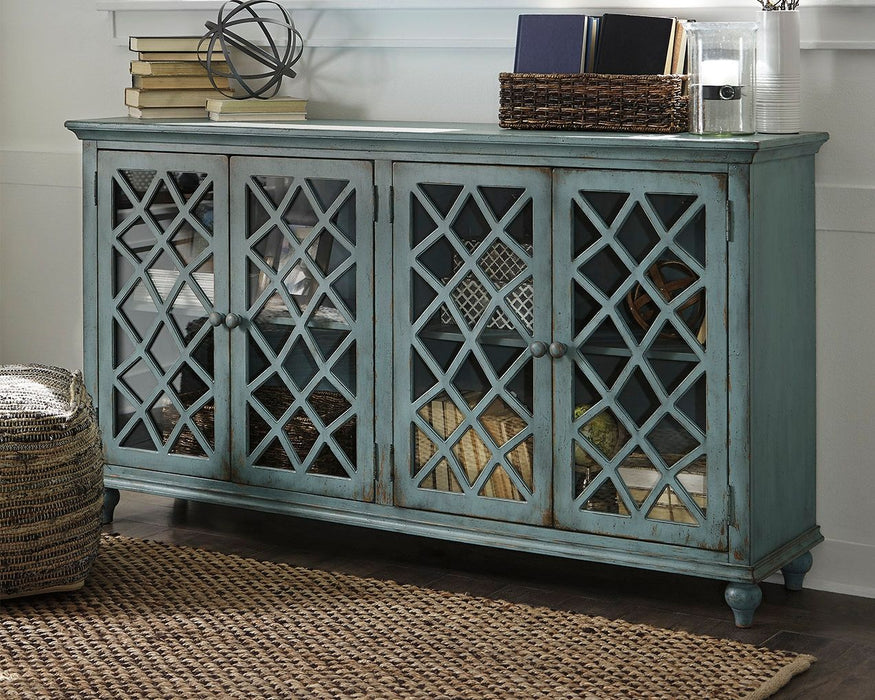 Mirimyn - Antique Teal - Accent Cabinet - Vintage Finish - Simple Home Plus