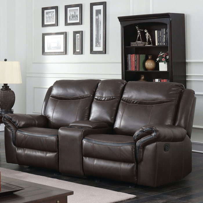 Chenai - Glider Loveseat - Brown