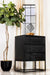 Alcoa - 3-Drawer Accent Cabinet - Black - Simple Home Plus