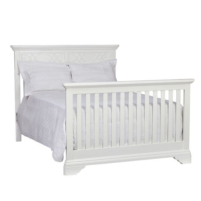 Solid And Manufactured Wood Standard Four In One Convertible Crib - White