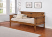 Oakdale - Twin DayBed - Rustic Honey - Simple Home Plus