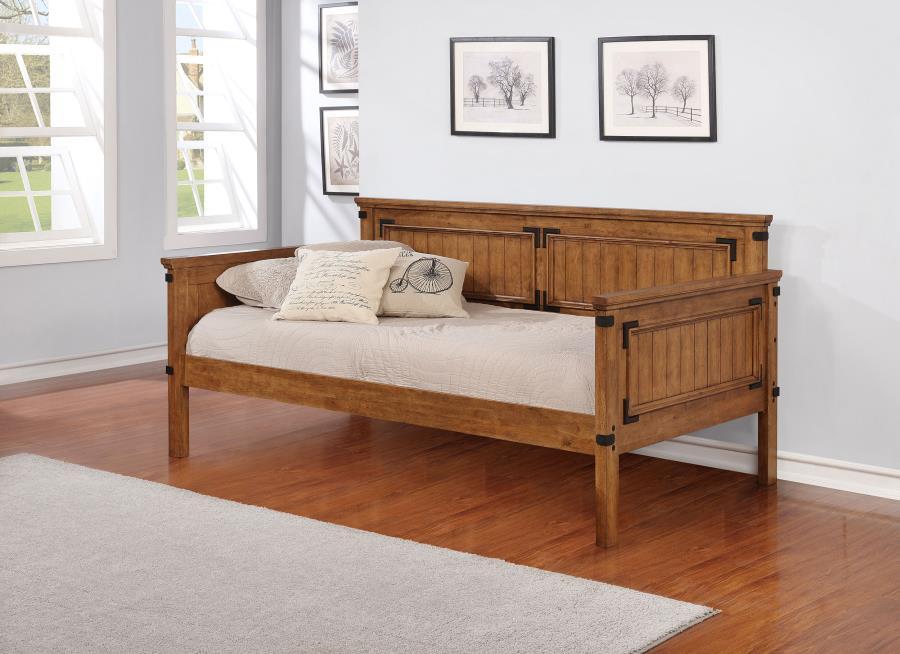 Oakdale - Twin DayBed - Rustic Honey - Simple Home Plus