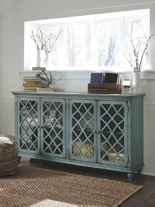 Mirimyn - Antique Teal - Accent Cabinet - Vintage Finish - Simple Home Plus