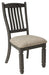 Tyler - Black / Grayish Brown - Dining Uph Side Chair (Set of 2) - Slatback - Simple Home Plus