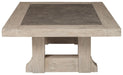 Hennington - Light Brown - Rectangular Cocktail Table - Simple Home Plus