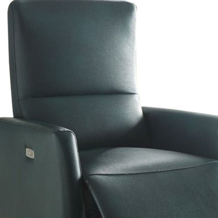 Leather-Aire Power Motion Recliner - Blue