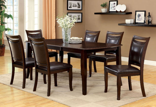 Woodside - Dining Table - Dark Cherry / Espresso - Simple Home Plus