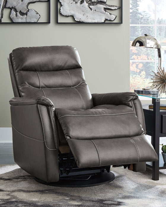 Riptyme - Quarry - Swivel Glider Recliner - Simple Home Plus