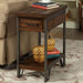 Brick Attic - Side Table - Oak / Multi - Simple Home Plus