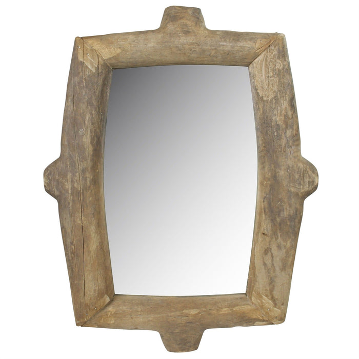 Wooden Wall Mirror - Natural