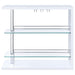 Prescott - Rectangular 2-Shelf Bar Unit - Simple Home Plus