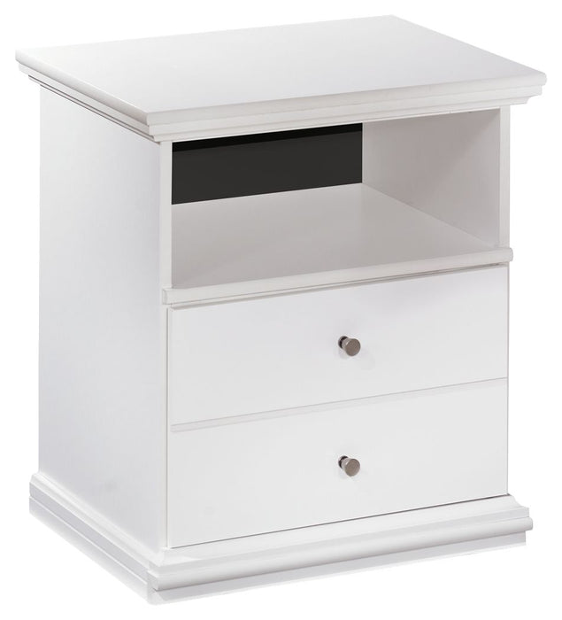 Bostwick - White - One Drawer Night Stand - Simple Home Plus