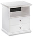 Bostwick - White - One Drawer Night Stand - Simple Home Plus