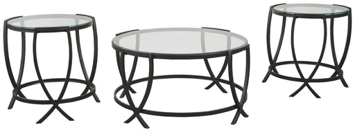 Tarrin - Black - Occasional Table Set (Set of 3) - Simple Home Plus