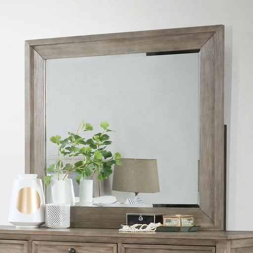 Anneke - Mirror - Wire - Brushed Warm Gray - Simple Home Plus