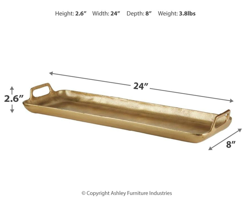 Posy - Gold Finish - Tray - Simple Home Plus