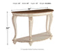 Realyn - White / Brown - Sofa Table - Simple Home Plus