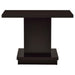 Reston - Pedestal Sofa Table - Cappuccino - Simple Home Plus