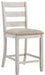 Skempton - White - Upholstered Barstool (Set of 2) - Simple Home Plus