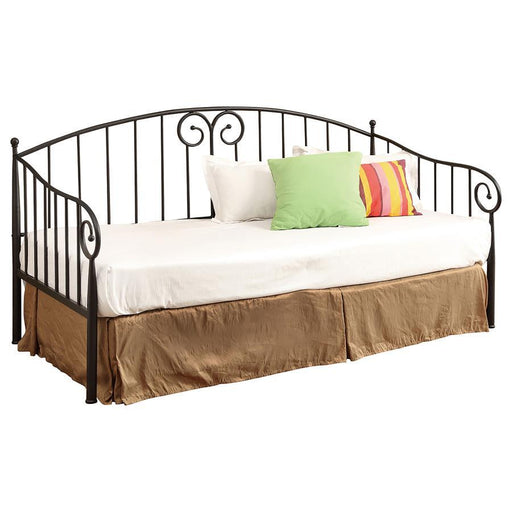 Grover - Twin Metal DayBed - Black - Simple Home Plus