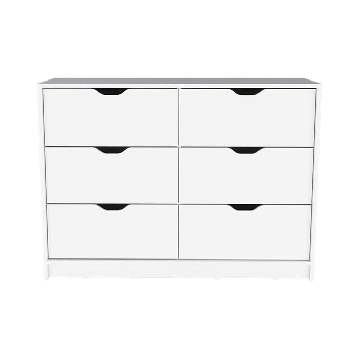 Dresser 4 Drawer - White