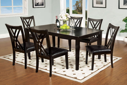 Springhill - 7 Piece Dining Table Set - Espresso - Simple Home Plus